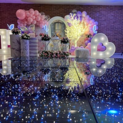 Alquiler de Pista de Baile Led Galaxy 4×3 – 12 m2 (40-50 invitados)